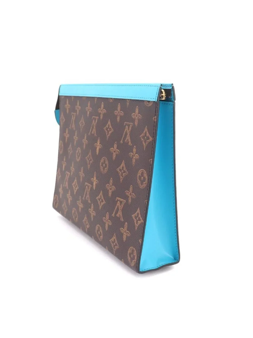 Louis Vuitton Trunk Reel Monogram Pochette Voyage Clutch